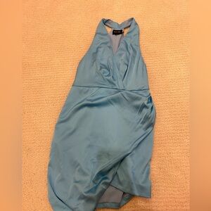 Worn once blue dress!